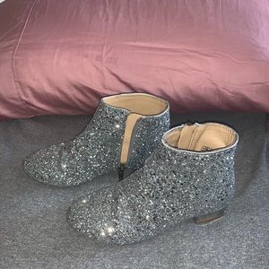 Jcrew kids glitter booties
